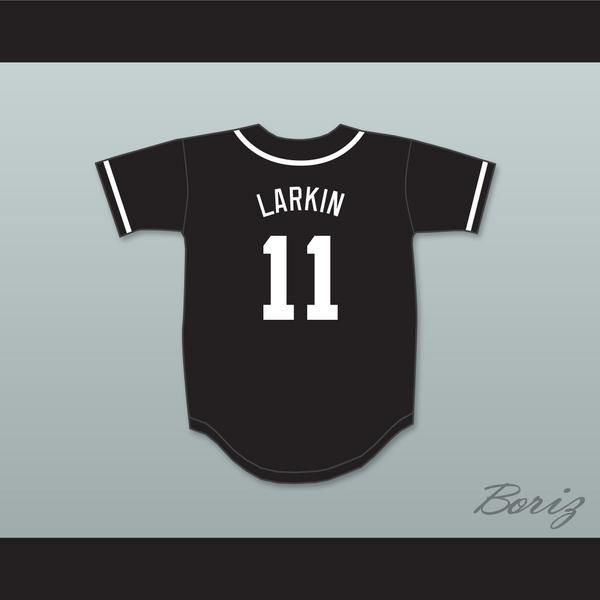

Barry Larkin 11 Aardvarks Baseball Jersey 1st Annual Rock N' Jock Diamond Derby