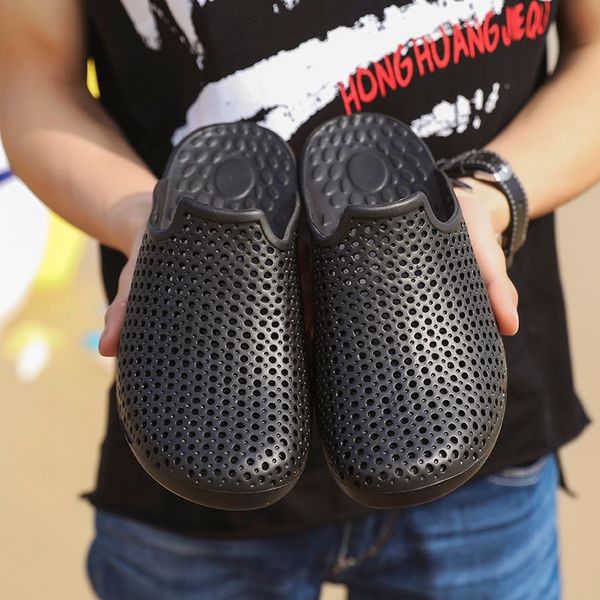 

original new garden flip flops water shoes men sport summer beach aqua slipper outdoor sandal gardening shoes big plus size 47