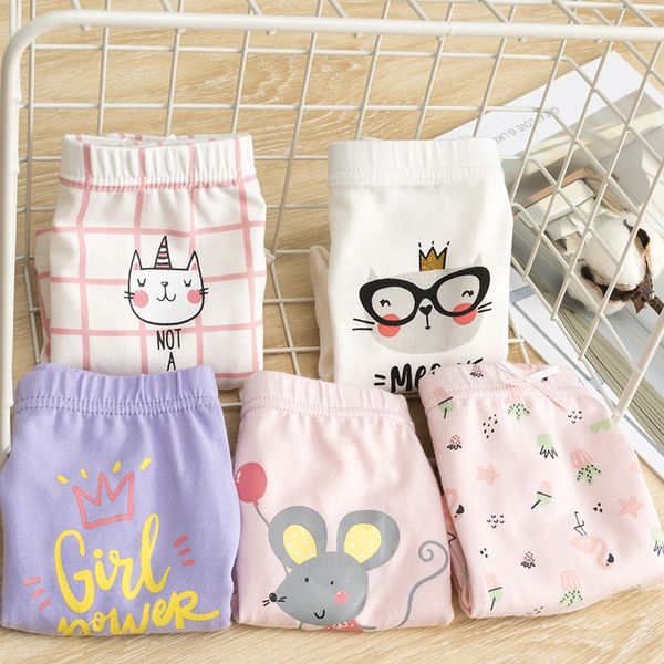 

bmkzw autumn girls underwea underwear cotton underwearr boxer cotton pants cartoon children's underwear women's class a children&#, Camo