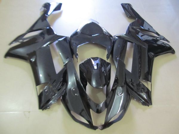 Motorrad Verkleidung Body Kit für KAWASAKI Ninja ZX6R 636 07 08 ZX 6R 2007 2008 ABS Top schwarz Verkleidungen Karosserie + Geschenke KB49