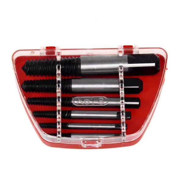 

6 pcs hardware tool screw bolt nut extractor remover tools set