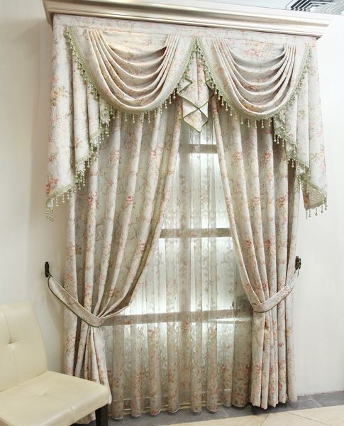 

2018 new curtains for dining living bedroom room korean rural married the modern window shading cloth valance