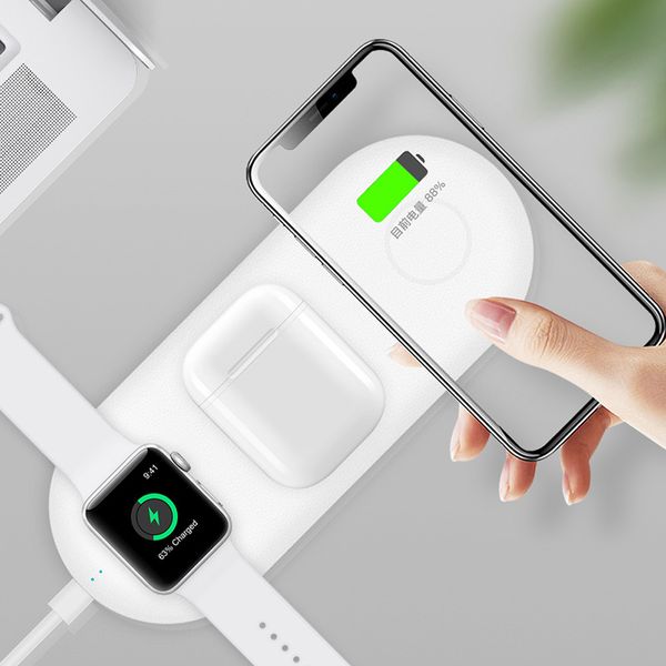 

qi wireless charger base airpower mat for iphone x 8plus xr xs max apple airpods watch 3 2 4 quick wireless charging pad s8 s9