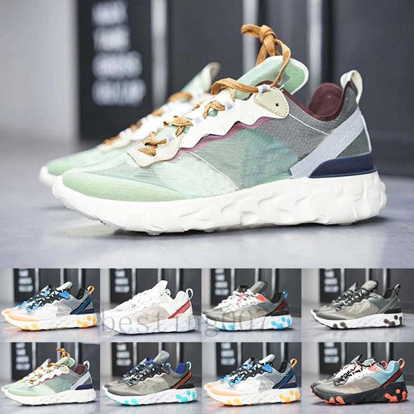 

2019 new react element 87 undercpver x upcoming men fashion luxury designers women shoes running sports sneakers shoes loy-w7