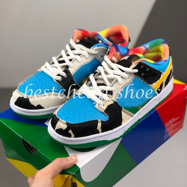 

with box]ben & jerry's chunky dunky ben jerry sb dunk 1s low mens skate shoes sneakers trainers sports womens running shoes size 36-45