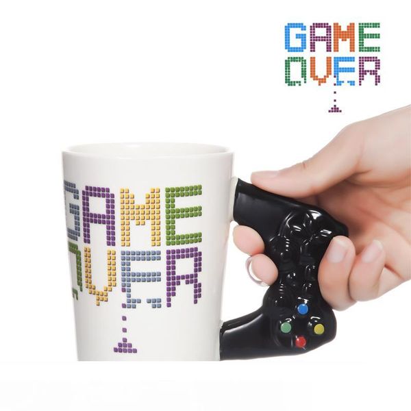 

игра за кофе кружка 3d игровой контроллер ручка кружка керамическая чашка молоко чай кружки game boy подарок на день рождения