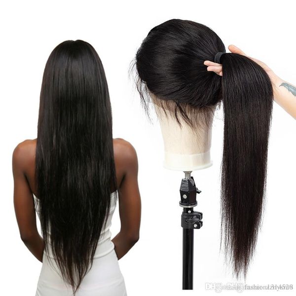 

lace front wigs brazilian straight hair 360 lace wig for black women non remy human wave wig