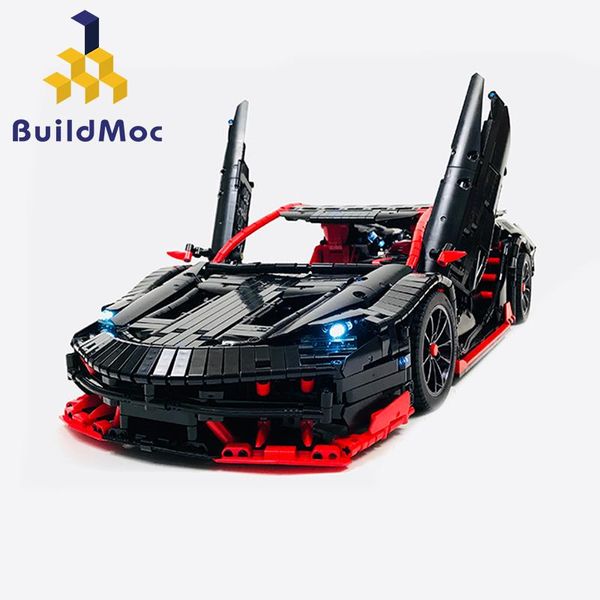 

автомобиль buildmoc радиоуправляемая ламборгини родстер степенная функция автомобиль строительные блоки кирпичи детей игрушки техника 20091