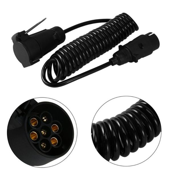 

professional 7 pin trailer converter with cable 3.5 meters trailer connector adapter wiring harness for taillights car