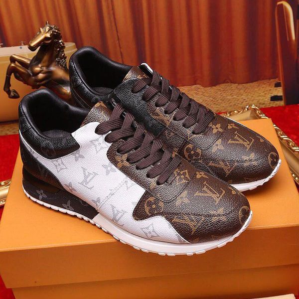 

new arrival men casual shoes fashion runner luxury casual shoes superstars printed leather jogging shoes for man l02, Black