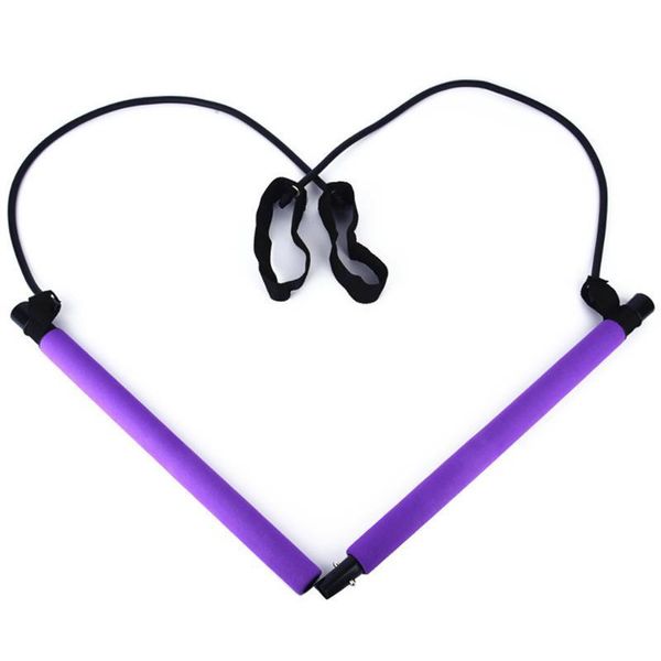 

fitness pilates bar kit yoga resistance band muscle bar home gym pilates body workout yoga fitness equipment stretch stick