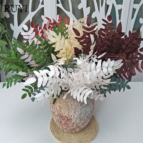 

60 cm simulation plants sophorae leaves wedding l garden flower arrangement decoration accessories artificial leaves 1 pc