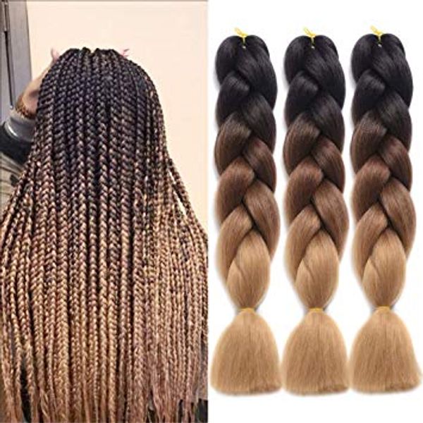 Braiding Hair Ombre Kanekalon Synthetic Braiding Hair Hair