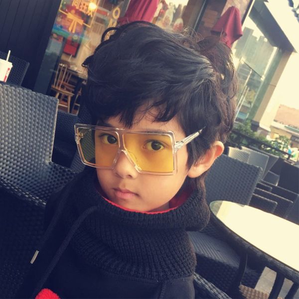 

fashion sunglasses square glasses frame children outdoor sunglasses uv400 baby glasses children sunglasses boys girls eye, Blue
