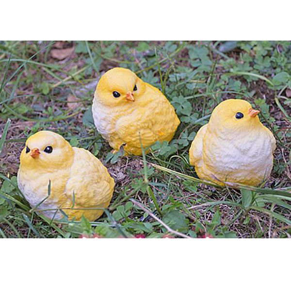 

lifelike outdoor lawn ornament decorative chicken family yard tree decor