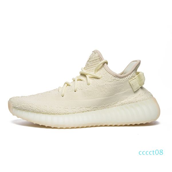 

2020 new arrival running shoes v2 sesame yellow static red butter cream white kanye west designer trainers sport sneakers ct08