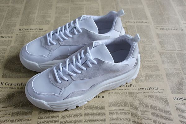 

2019 shoes fashion stud rivet camouflage sneakers men women leather flats luxury designer trainers casual shoes 35-46, Black