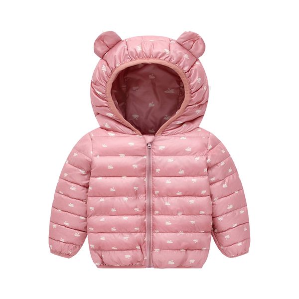 

baby girl jacket children winter clothes down coat with hood for toddler boy outerwear fashion warm costume dress dropshipping, Blue;gray