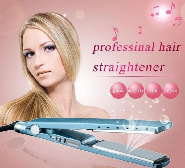 

New hair traightener pro na no titanium 1 1 4 plate flat iron ionic hair traightener high quality