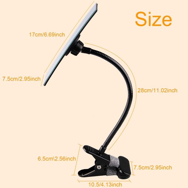 

slingifts clip on cubicle mirror computer rearview mirror convex mirror for personal safety cabinet desk office other home decor