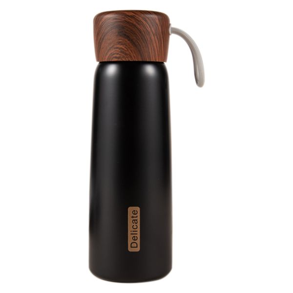 

stainless steel wood cover cup cup large capacity vacuum and leak portable vacuum flask