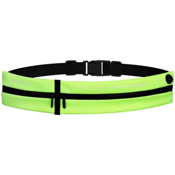 

casual multifunctional zipper closure waterproof internal pocket waist bag outdoor bag 1 solid
