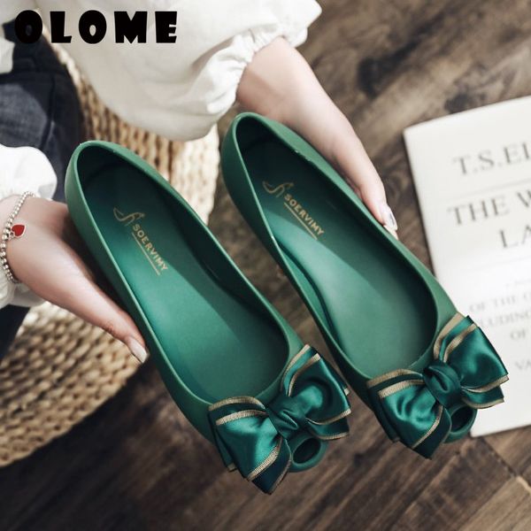 

summer sandals for women 2019 new spring women's shoes header sandals jelly shoes women's fashion bow tide fish mouth, Black