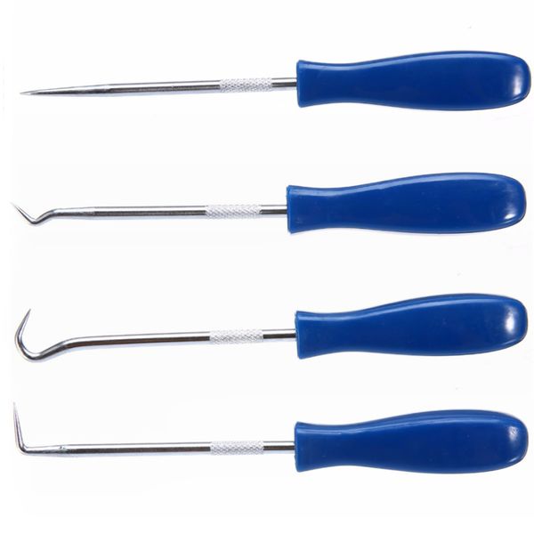 

4pcs auto car pick and hook set o ring oil seal gasket puller remover craft hand tool car remover tool set