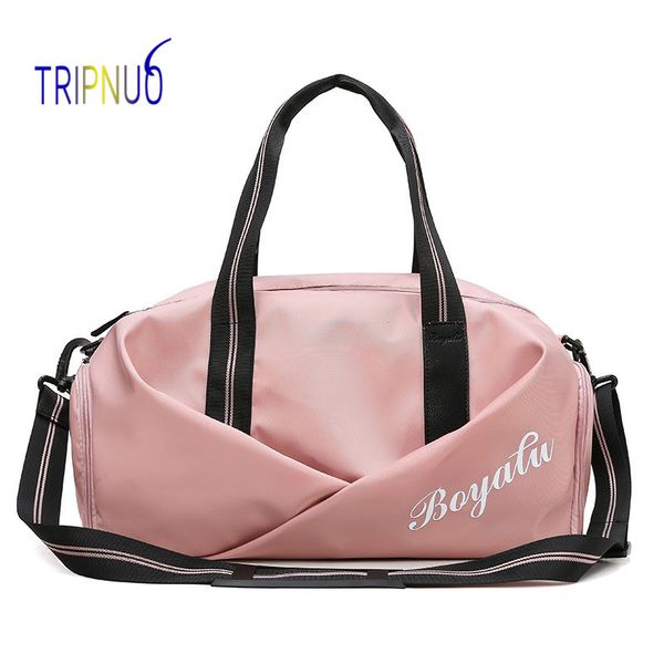 

tripnuo men women gym sports bag training outdoor luggage portable travel fitness handbag yoga waterproof shoulder backpack