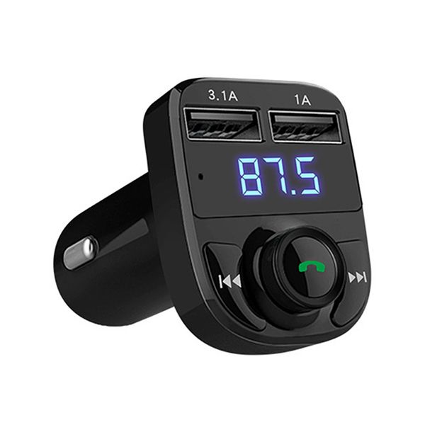 

vodool hy-82 dual usb car bluetooth hands-mp3 car charger fm transmitter support usb flash disk/tf card1g-32g
