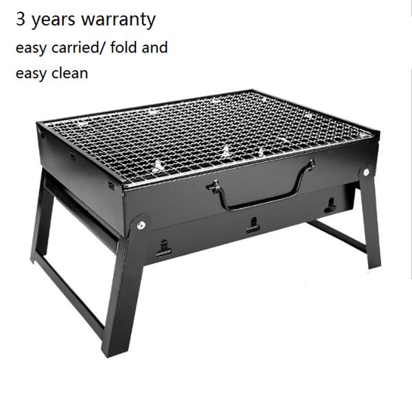 

factory price outdoor family barbecue fire pit easy carry charcoal bbq grill