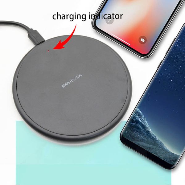 

For iphone 11 pro max x 10w fa t wirele charger qi quick charging pad for iphone xr x 8 plu am ung galaxy 10