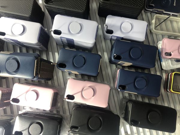 

для iphone 11 pro max 8 7 6 plus x xs max xr tpu airbag кронштейн стенд держатель ударопоглощение защитный чехол