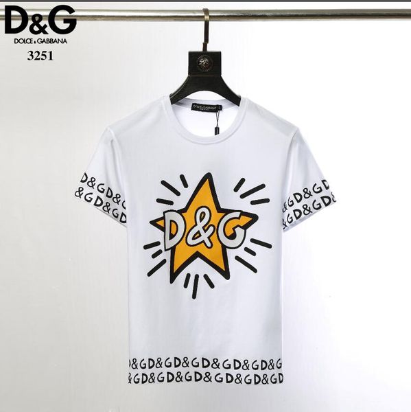 

19 new dolce gabbana t hirt men t hirt cotton men t hirt comfort luxury t hirt hip hop dg tee famou brand hirt