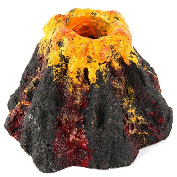 

aquarium fish ornament decor aquarium decoration oxygen pump bubble stone pump drive toy simulation volcano shape