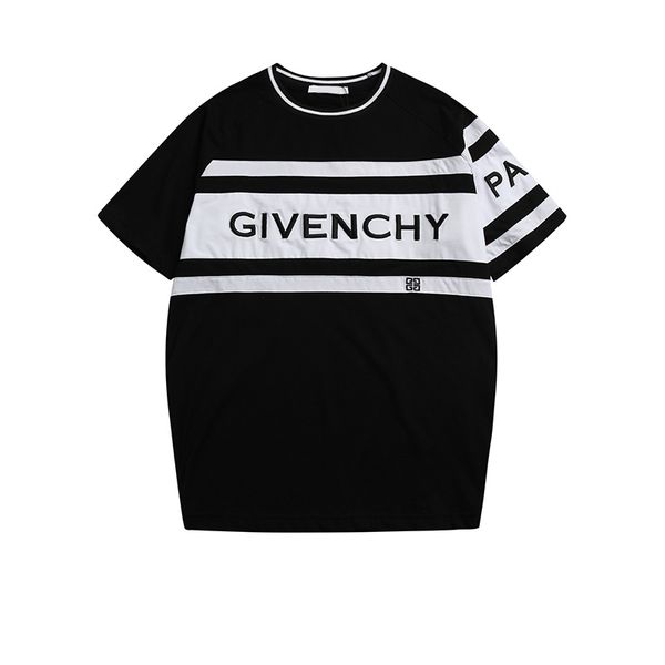 

2019 men t hirt fa hion men de igner t hirt men women fa hion hip hop hort leeve luxury tee ize m 3xl, White;black