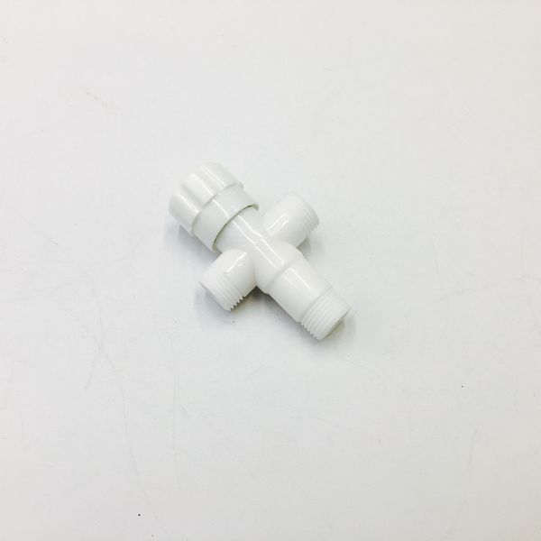 

pp plastic tee angle water heater inlet valve one into two toilet triangle valve dual-use double water single-switch