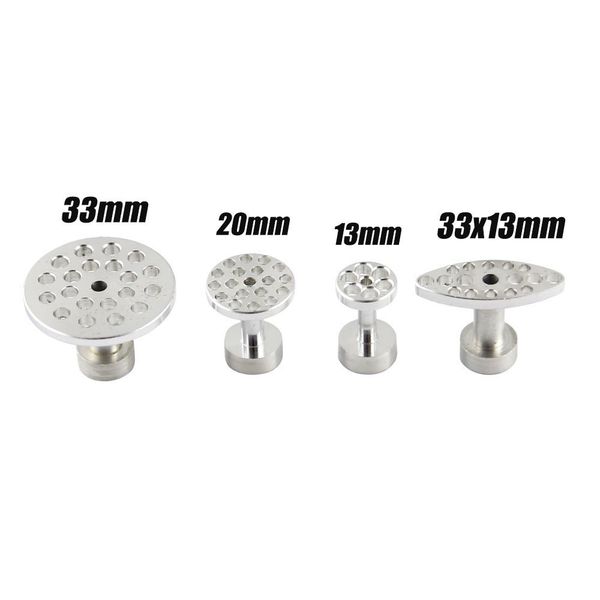 

whdz pdr tool aluminum glue puller tabs paintless dent repair tools - 4 size (4 pieces