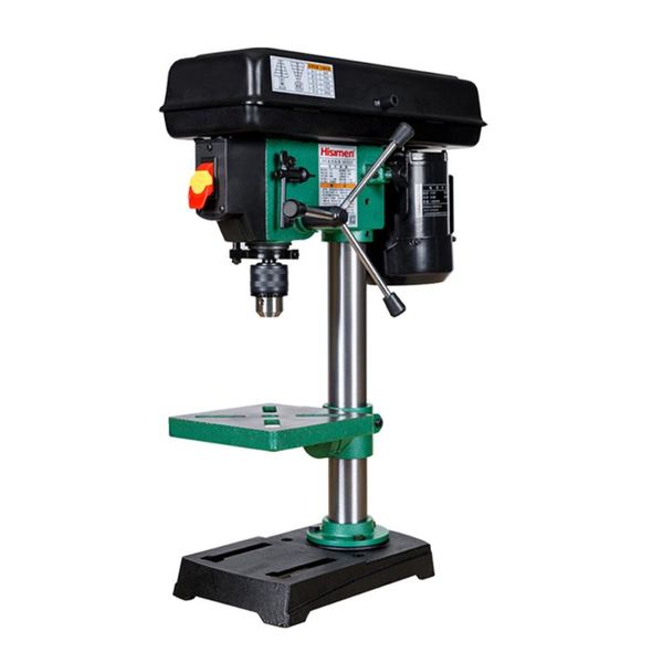 

hisimen 8 inch hd2000 450w variable speed drill press bench drill stand with digital speed readout and laser light