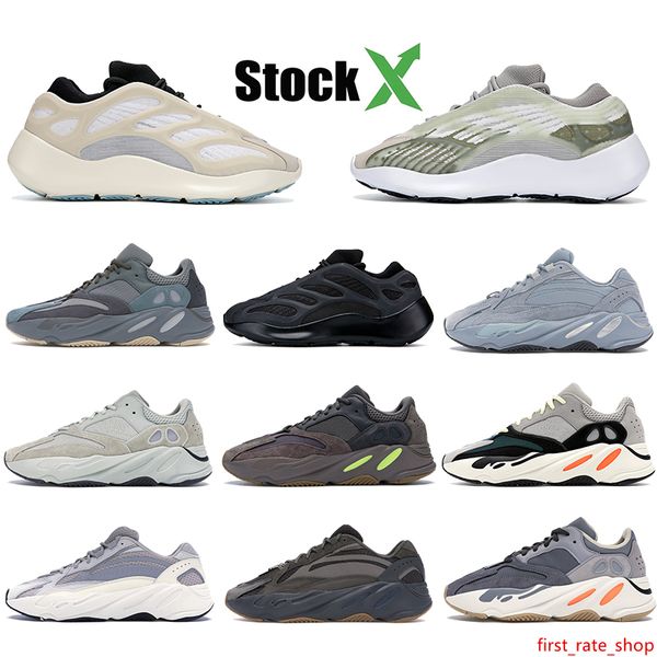 

kanye west 700 v3 men running shoes azael alvah teal blue solid grey mauve inertia salt gid with stock x designer shoes women sneakers