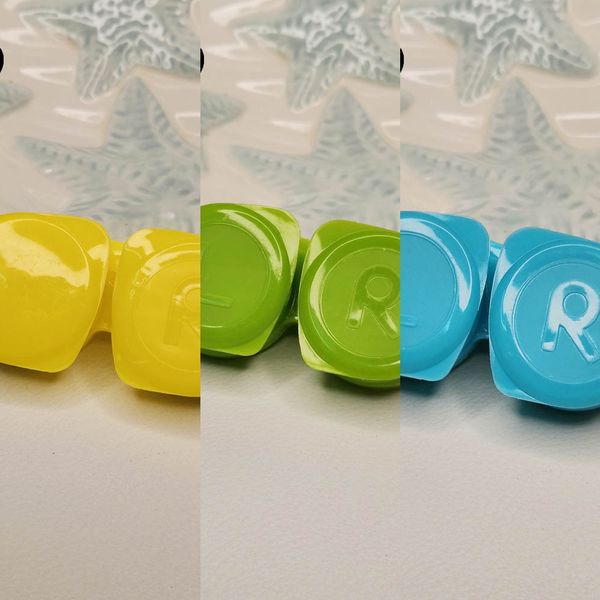 

pupil pure transparent press double box integrated glasses color film invisible glasses water box cb0639