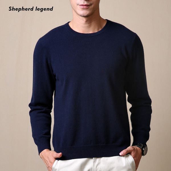 

pamir 100% cashmere superfine merino long sleeve knitted sweater jumper o-neck fashion new men clothes sweater, White;black