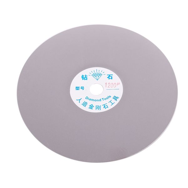 

gtbl 1pcs 6 inch grit 1200 diamond coated flat lap wheel grinding polishing lapidary disc wheel
