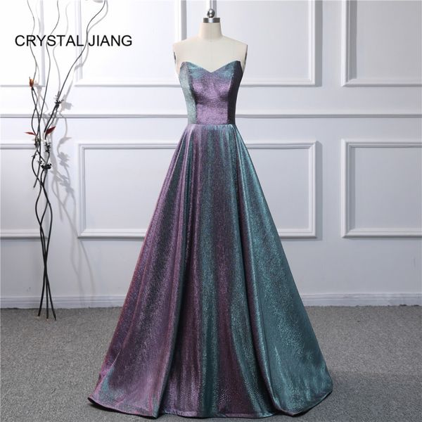 

crystal jiang 2019 evening dress v neck strapless custom made elegant a line simple formal evening dresses long, White;black