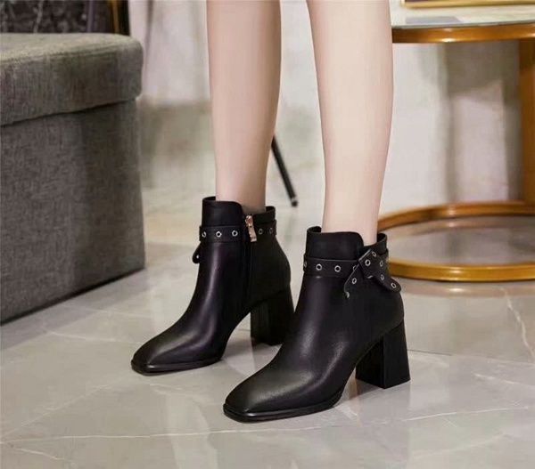 

international designer black white leather and ankle boots superstar fashion square head denim women s booties height 7cm34-39