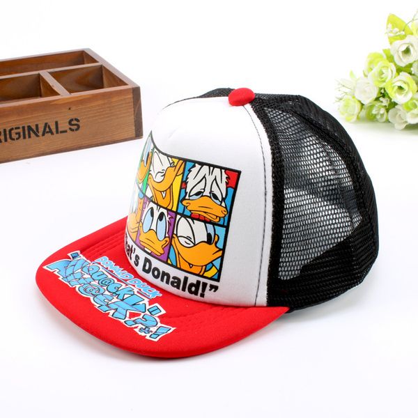 

spring new pattern children hats cartoon printing hip hop cap baseball hat summer sunshade net cap, Blue;gray