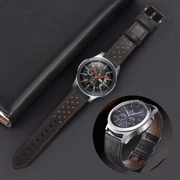 

20mm 22mm strap huami amazfit gtr bip active 40mm 44mm gear sport s2 s3 band huawei gt 2 for samsung galaxy watch 42mm 46mm, Black;brown