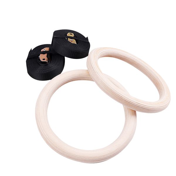 

indoor gymnastics fitness hand rings sports rings sling set training high strength birch household sports and ribbon
