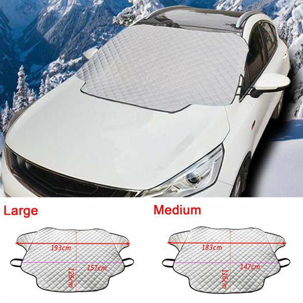 

magnet car auto windshield cover sun shade winter snow and frost guard protector windshield snow cover