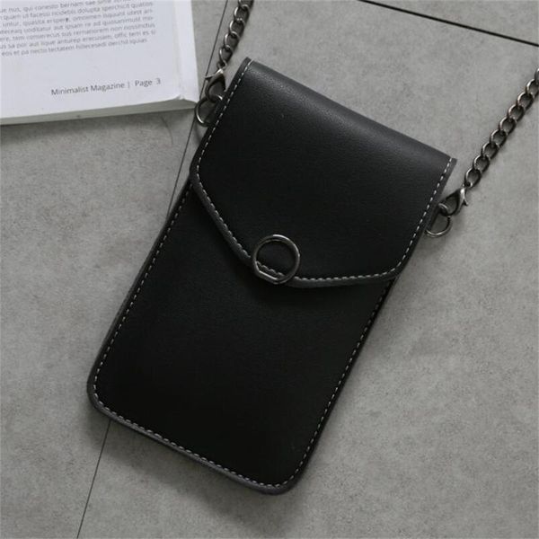 

2020 мода женщин мини сумки телефон сумка touchable кожа изменить сумка crossbody mini плеча mujer кошелек # t2g